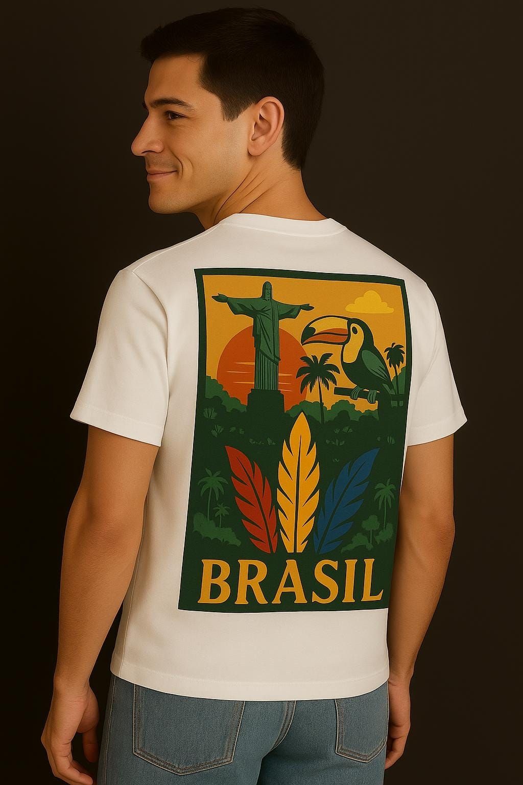 Camiseta vintage do Brasil
