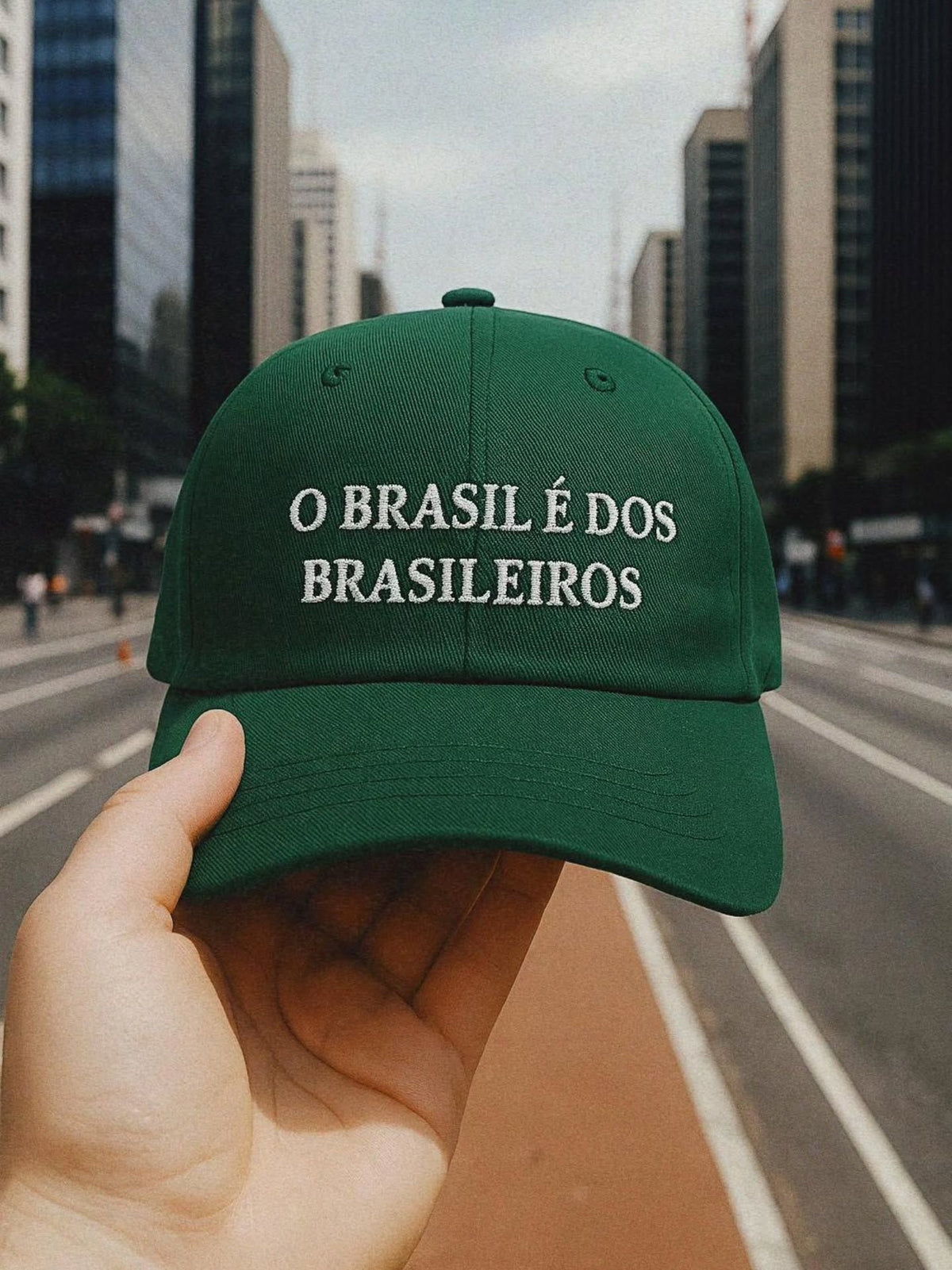 Boné O Brasil é dos brasileiros